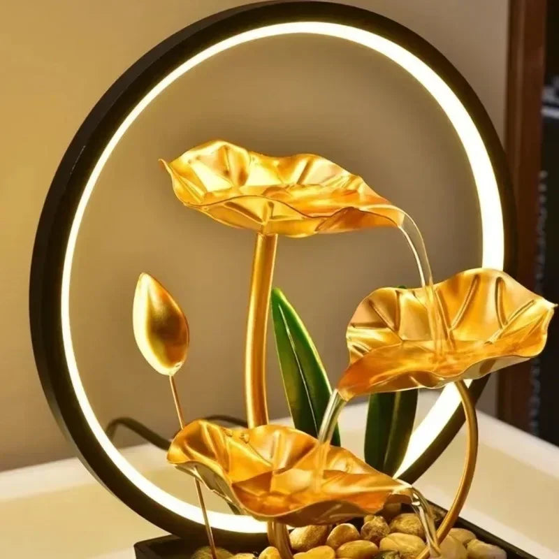 LED Ring Fountain-Serene Home Decor
