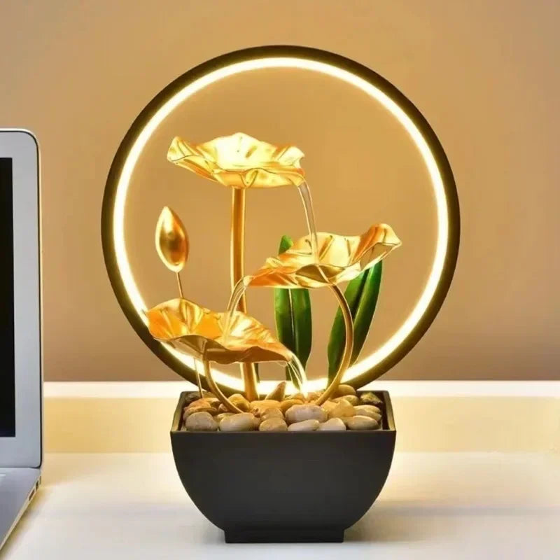 LED Ring Fountain-Serene Home Decor