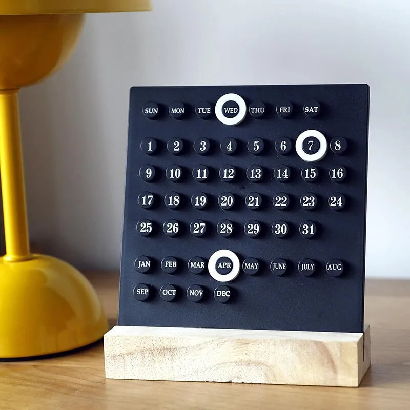 Handmade Wooden Perpetual Calendar