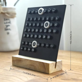 Handmade Wooden Perpetual Calendar