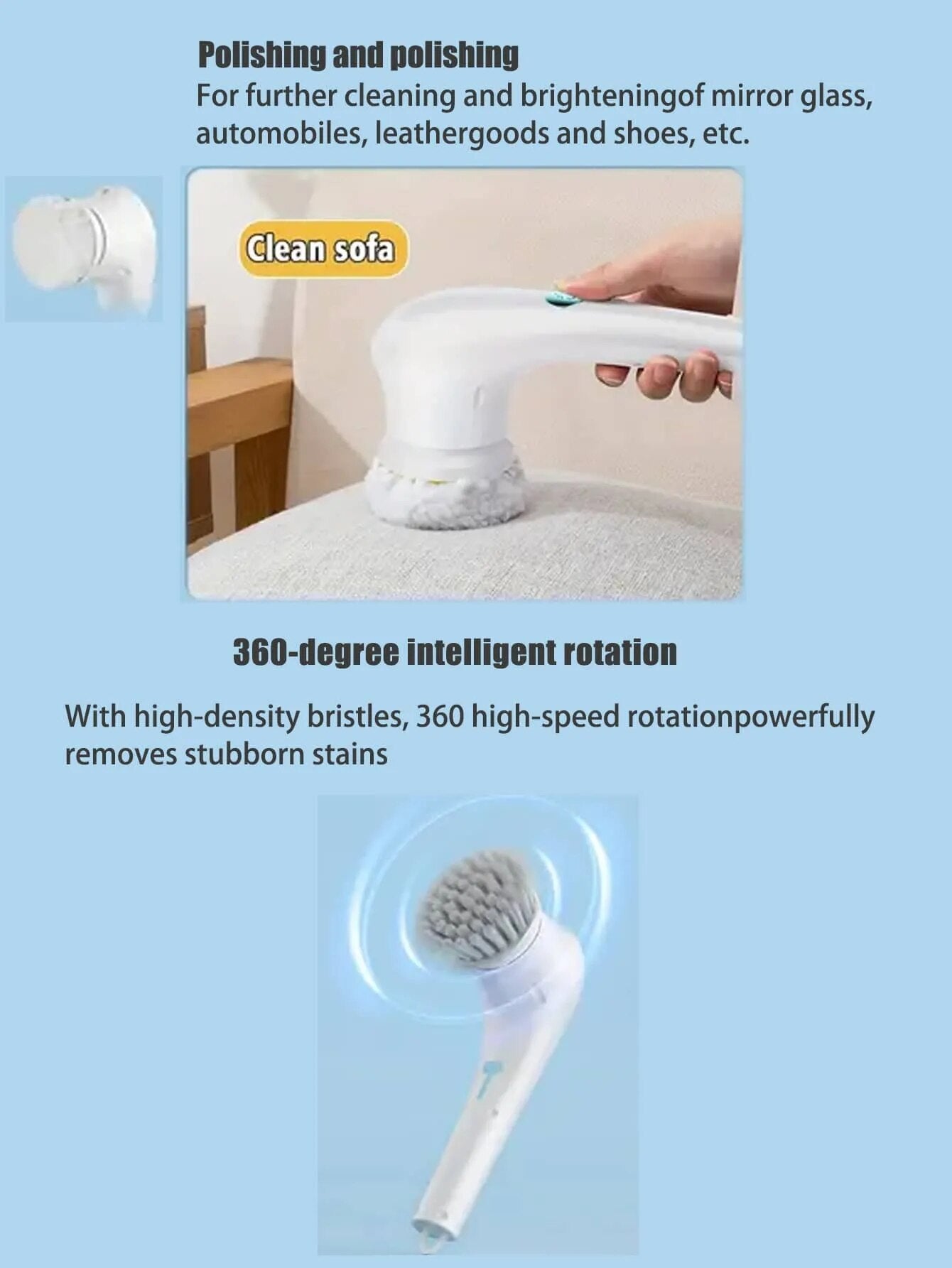 Electric Scrubber Home Cleaning