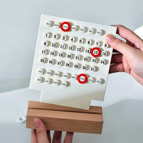 Handmade Wooden Perpetual Calendar