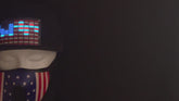 USA Flag Interactive Hat and Mask Set